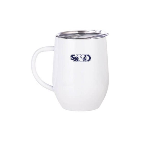 Termohrnek bílý 360 ml s logem SKVD